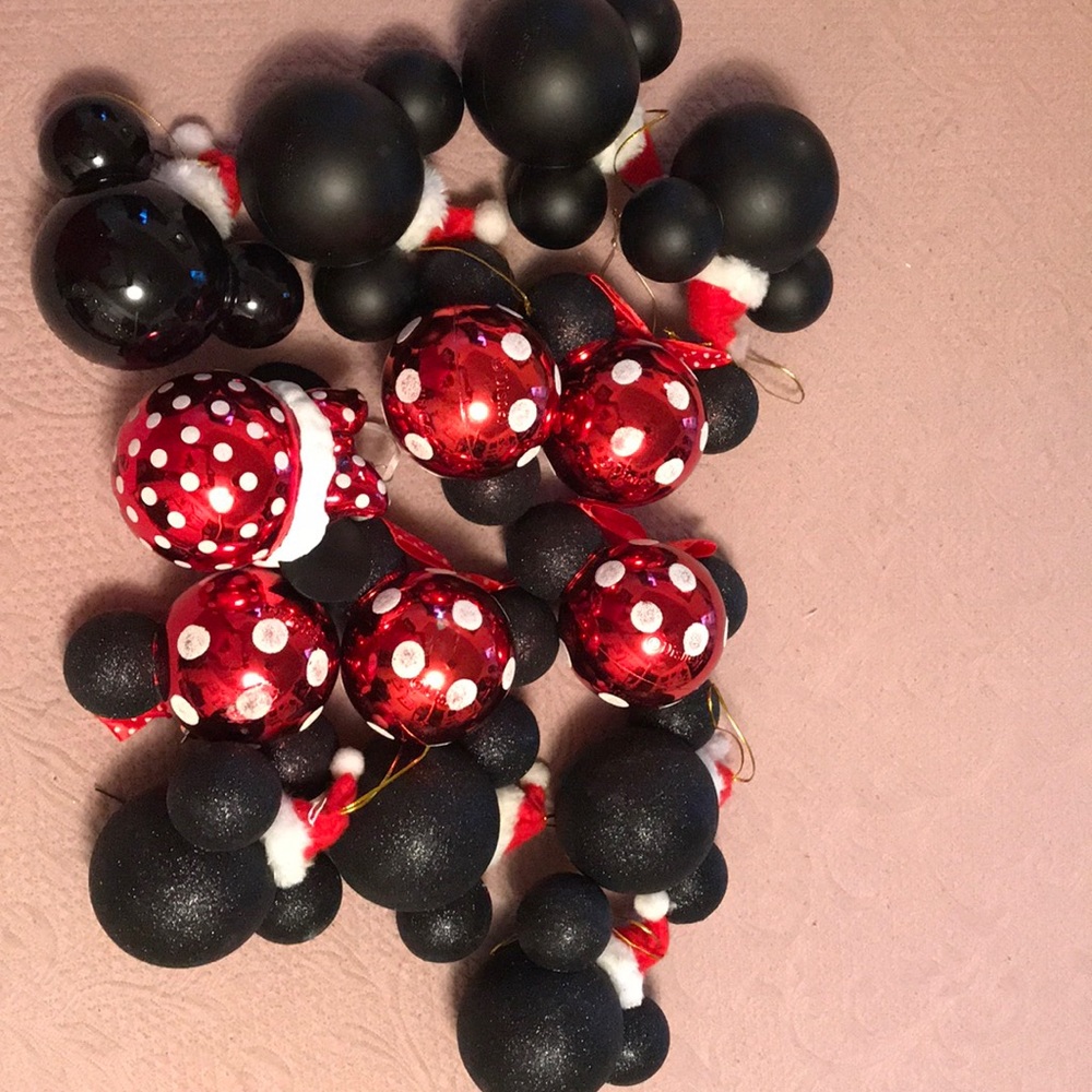 14 Disney Mickey/Minnie Mouse Christmas ornaments